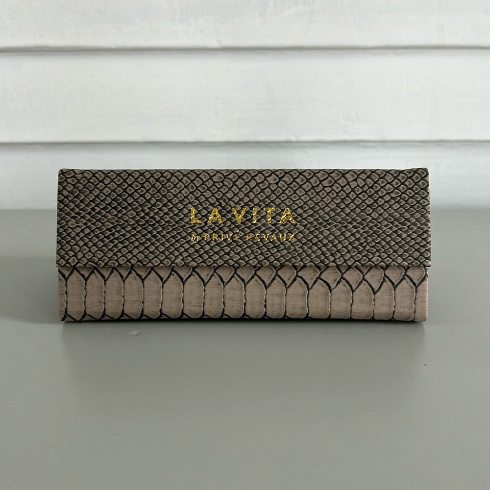 La Vita by Price Revaux Tortoise Sunglasses w/Case - Picture 2 of 11